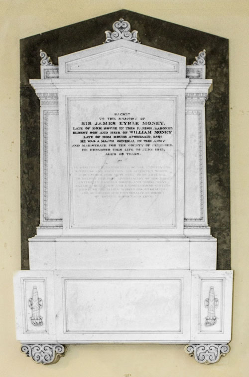 Wall Monument on East Wall of the South Transept Wall Monument on East Wall of the South Transept