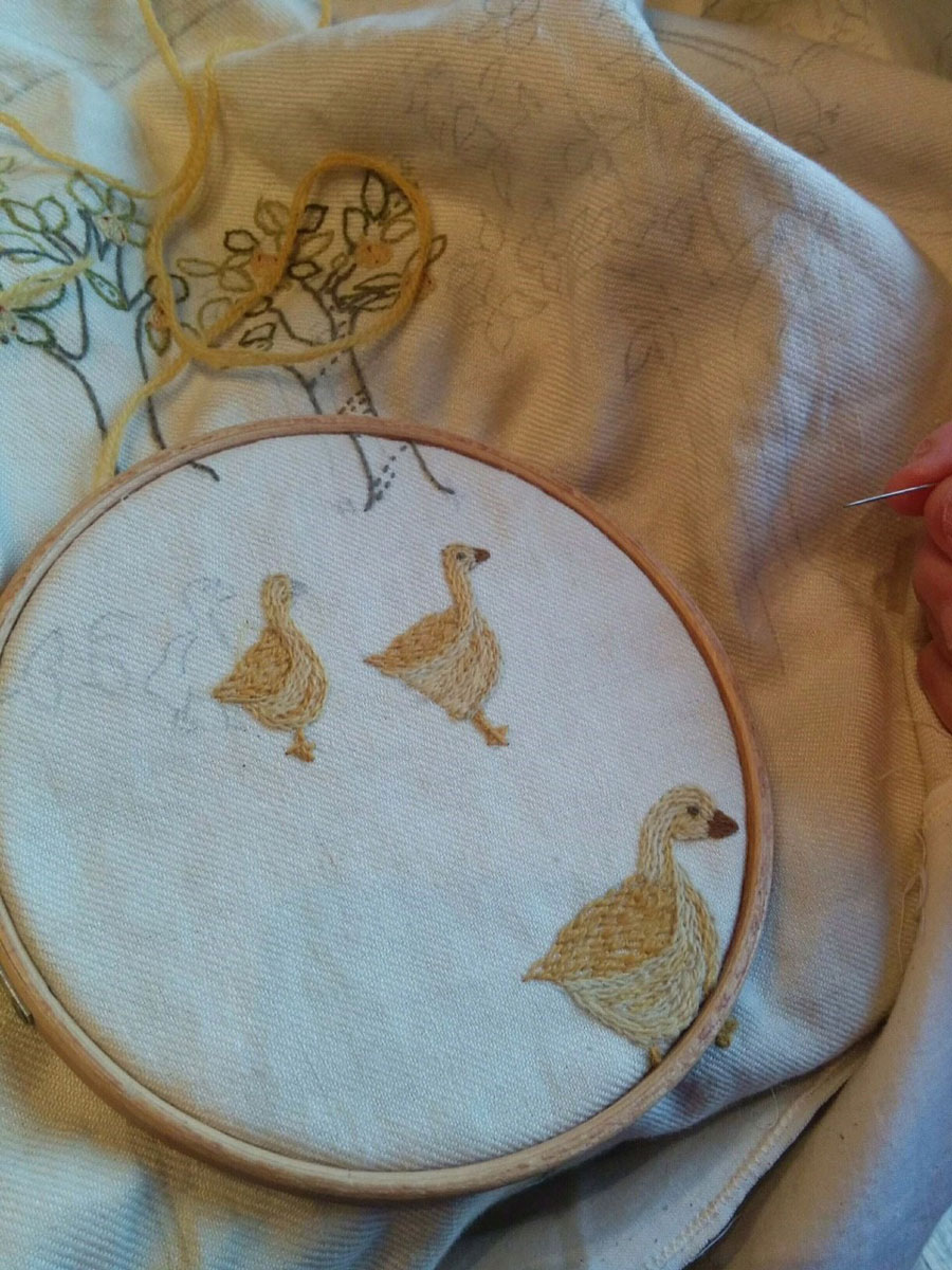 Geese and Pear Trees